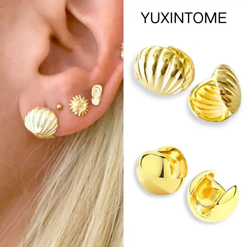 925 Sterling Silver Needle Exquisite Shell Hoop Earrings Women's Summer Beach Style Glossy Rings Earrings Fashion Jewelry
925 Sterling Silver Needle Exquisite Shell Hoop Earrings Women's Summer Beach Style Glossy Rings Earrings Fashion Jewelry
