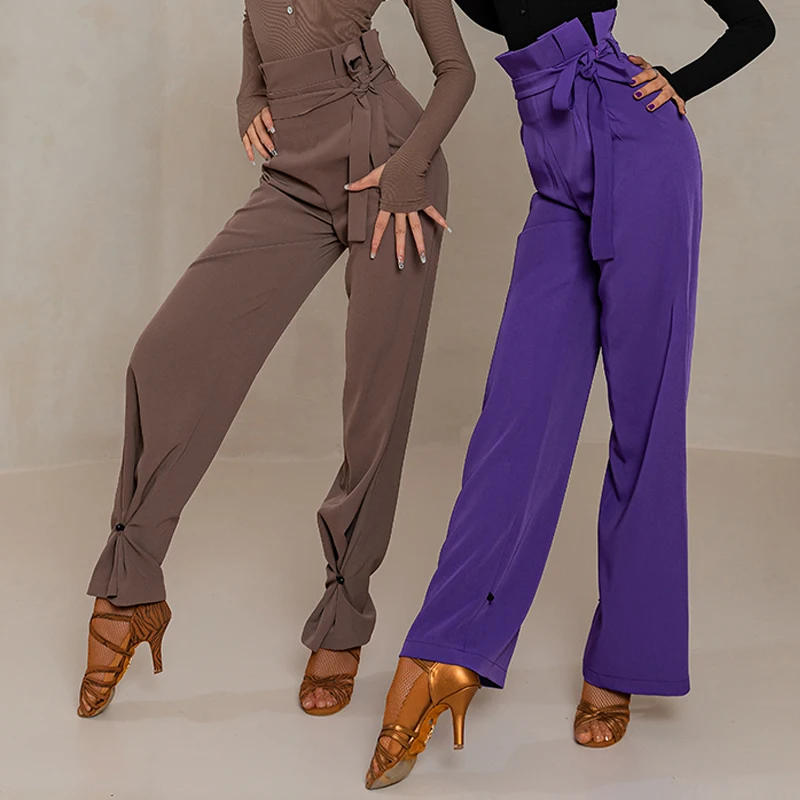 Latin Dance Pants Practice Clothes Female Modern Standard Dance Stage Performance Costumes Samba Tango Salsa Trousers DWY8395
Latin Dance Pants Practice Clothes Female Modern Standard Dance Stage Performance Costumes Samba Tango Salsa Trousers DWY8395