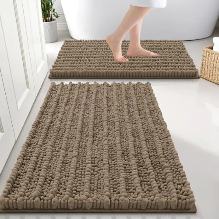 Наборы ковриков для ванной, 2 шт., мягкие, впитывающие, с нескользящей резиновой основой, машинная стирка, быстросохнущие, из шенилла, для ванны и душа
Наборы ковриков для ванной, 2 шт., мягкие, впитывающие, с нескользящей резиновой основой, машинная стирка, быстросохнущие, из шенилла, для ванны и душа