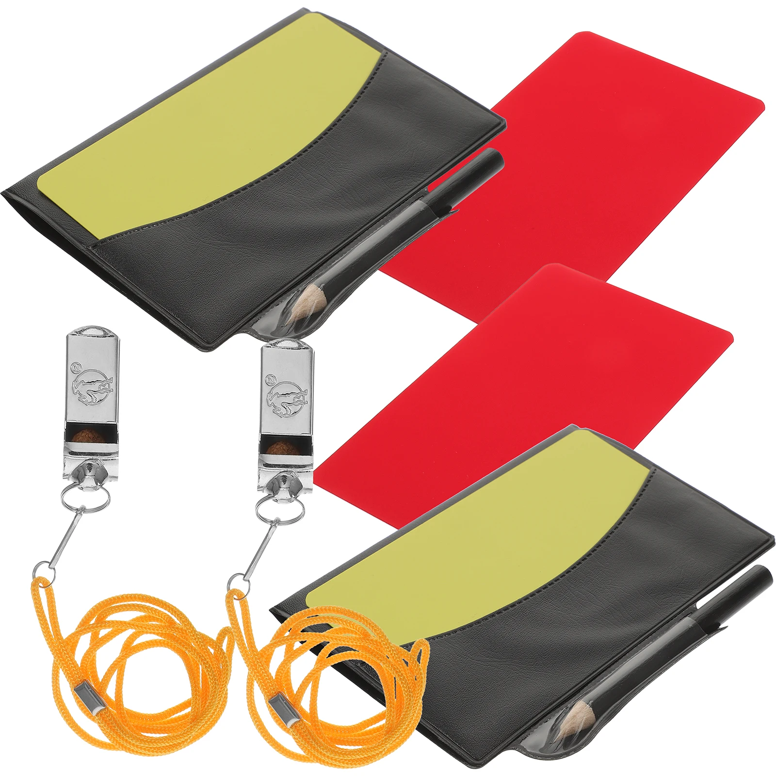 1 set 1 Set Referee Kit Standard Professional Cards Portable Soccer Wallet With Red Yellow Warning Cards Multi-Function Match
1 set 1 Set Referee Kit Standard Professional Cards Portable Soccer Wallet With Red Yellow Warning Cards Multi-Function Match