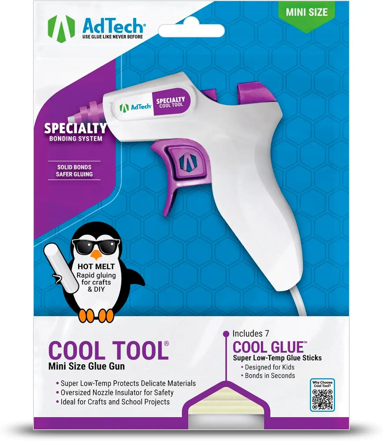Kid-Safe Low-Temp Glue Gun Kit for Crafting, Lightweight Portable for Group Projects, Cool Tool for Kids
Kid-Safe Low-Temp Glue Gun Kit for Crafting, Lightweight Portable for Group Projects, Cool Tool for Kids