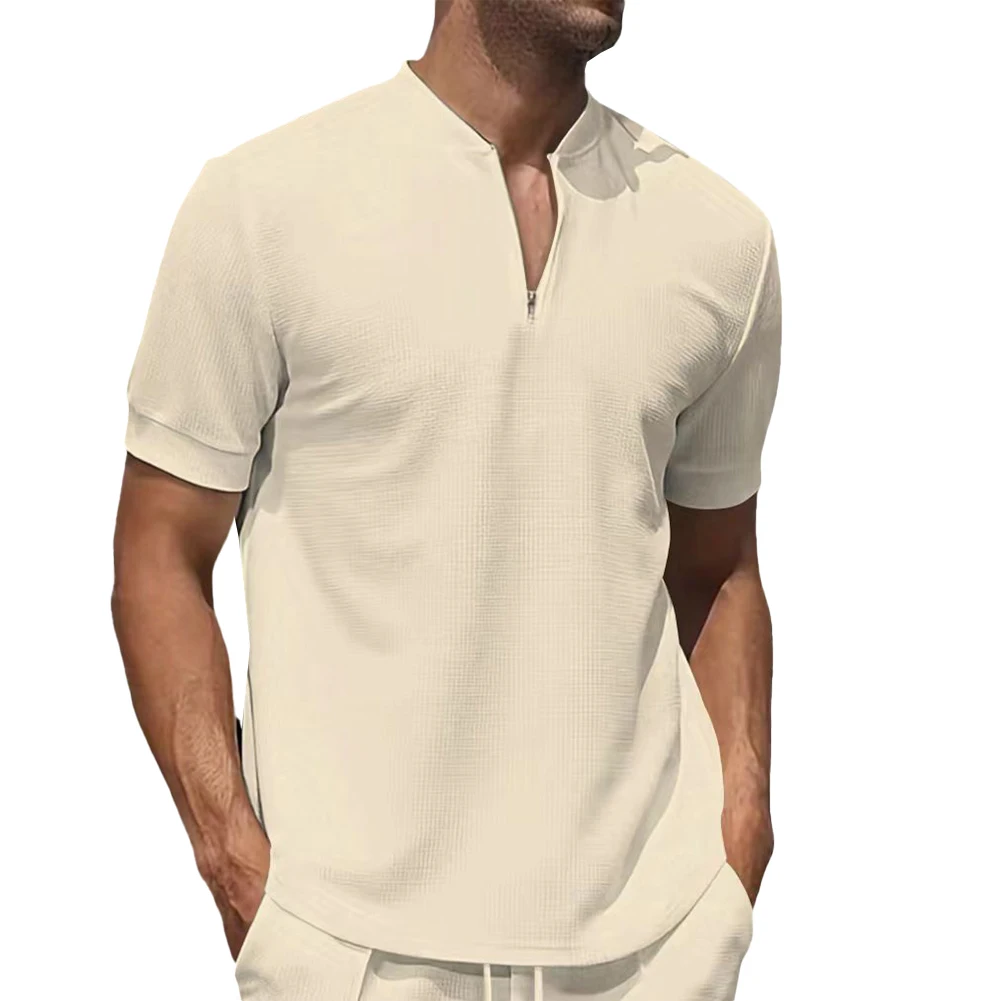 Casual Slim Fit Shirt Tops Regular Length Short Sleeve Regular Shirt Slim Fit Solid Color Summer Mens Clothing
Casual Slim Fit Shirt Tops Regular Length Short Sleeve Regular Shirt Slim Fit Solid Color Summer Mens Clothing