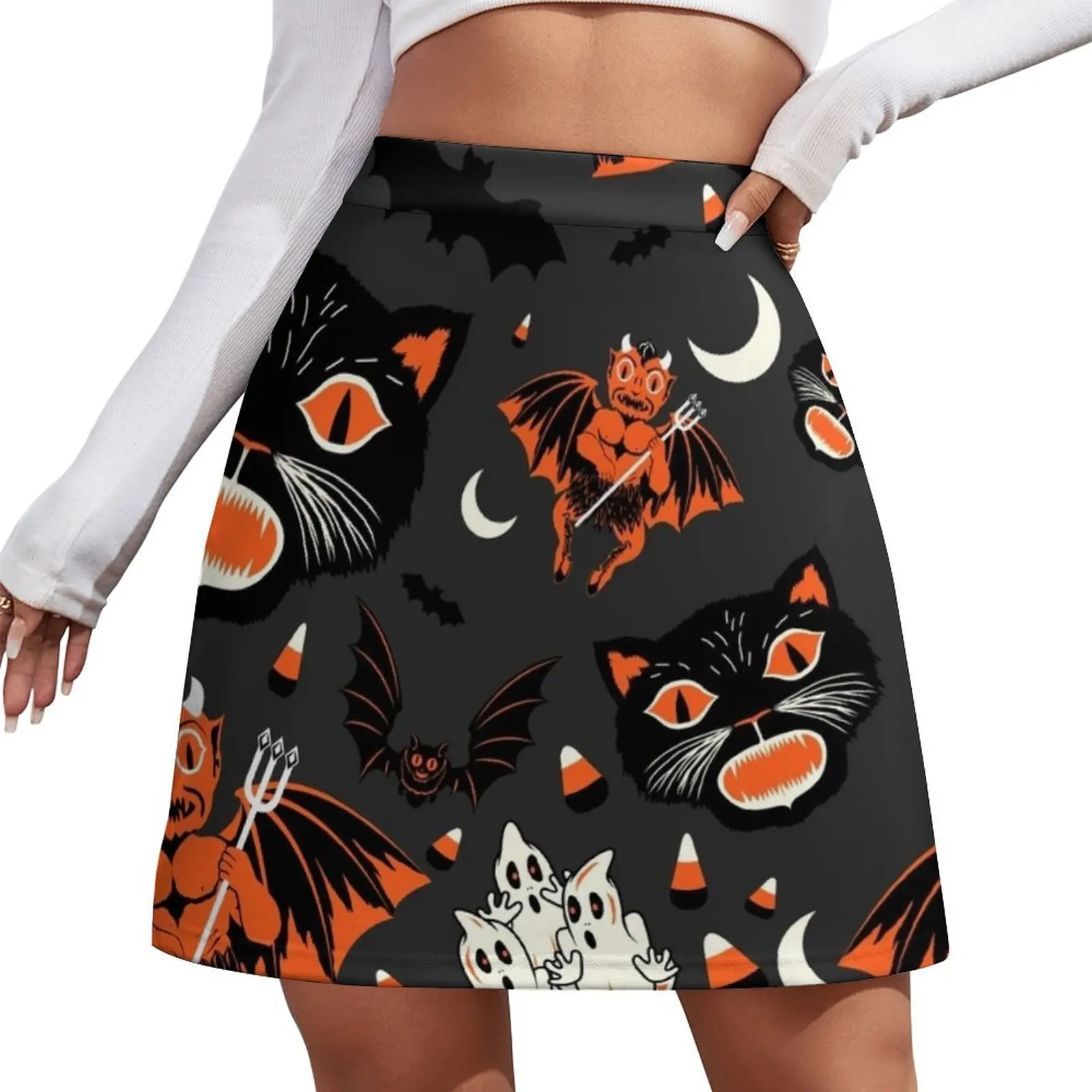 Vintage Halloween Pattern Mini Skirt skirts for womans dress women summer korean style skirt womans clothing
Vintage Halloween Pattern Mini Skirt skirts for womans dress women summer korean style skirt womans clothing