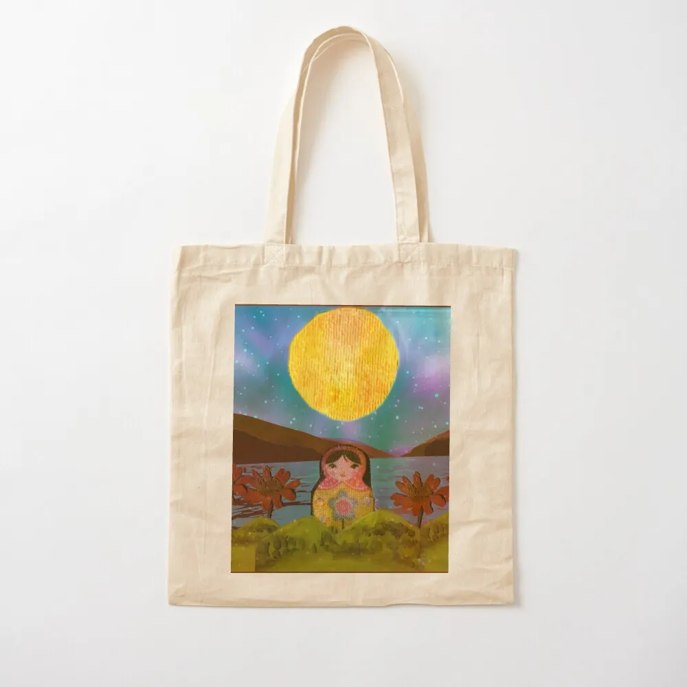 Magic Night Moon Mountain Matryoshka Tote Bag custom canvas bag Women's tote bag Canvas Tote
Magic Night Moon Mountain Matryoshka Tote Bag custom canvas bag Women's tote bag Canvas Tote