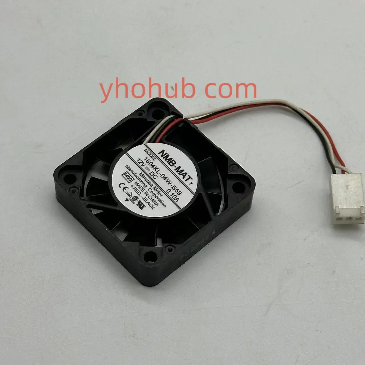 NMB-MAT 1604KL-04W-B59 M00 DC 12V 0.10A 40x40x10mm Server Cooling Fan
NMB-MAT 1604KL-04W-B59 M00 DC 12V 0.10A 40x40x10mm Server Cooling Fan