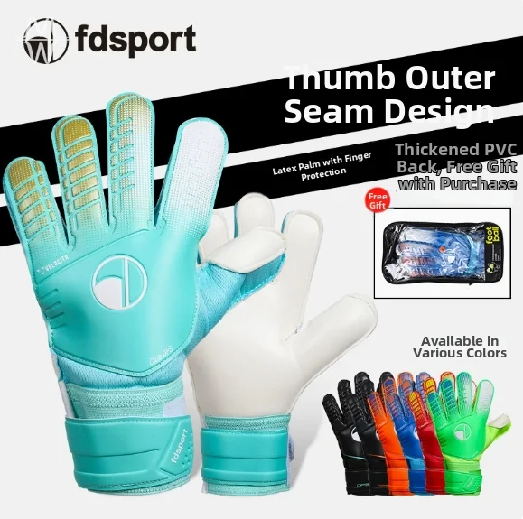 Premium Anti-Slip Football Goalie Gloves with Excellent Super Grip Palm, Multi Size 8/9/10 Protective Soccer Goalkeeper Gloves
Premium Anti-Slip Football Goalie Gloves with Excellent Super Grip Palm, Multi Size 8/9/10 Protective Soccer Goalkeeper Gloves