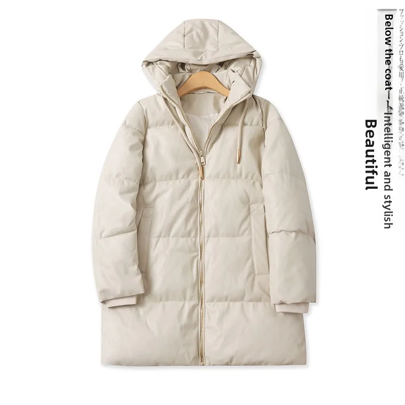 Thickened PU Cotton Jacket Winter New Women's Fashion Versatile Warm Long Sleeve Hooded Zipper Mid-Length Cotton Coat
Thickened PU Cotton Jacket Winter New Women's Fashion Versatile Warm Long Sleeve Hooded Zipper Mid-Length Cotton Coat