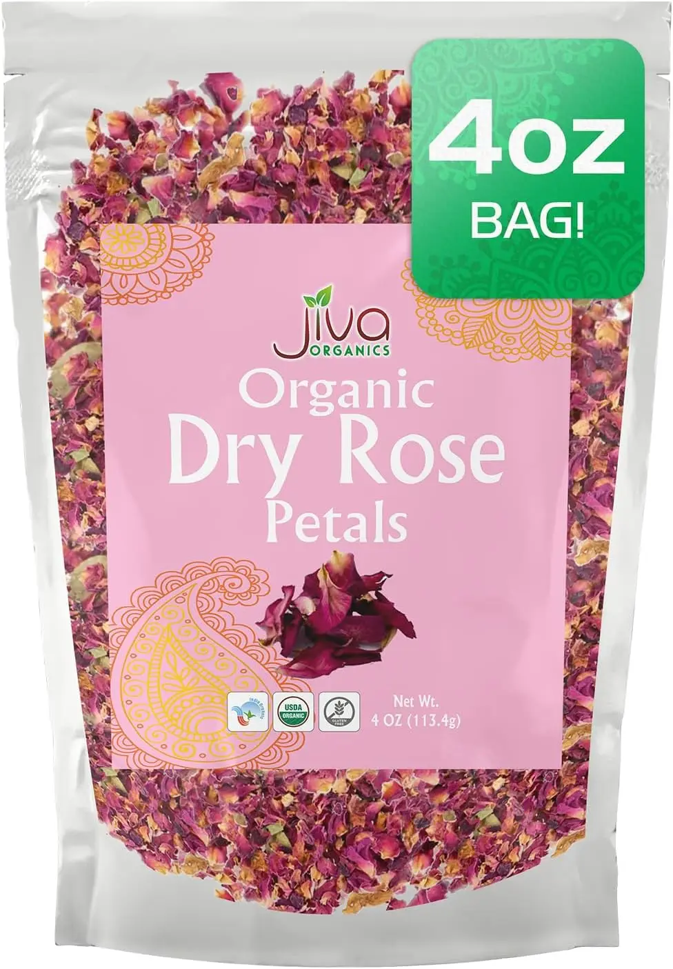 Dried Red Rose Petals 4 Oz - USDA Organic, Non-GMO, Edible Flowers for Tea, Baking, Rose Water, Confetti
Dried Red Rose Petals 4 Oz - USDA Organic, Non-GMO, Edible Flowers for Tea, Baking, Rose Water, Confetti