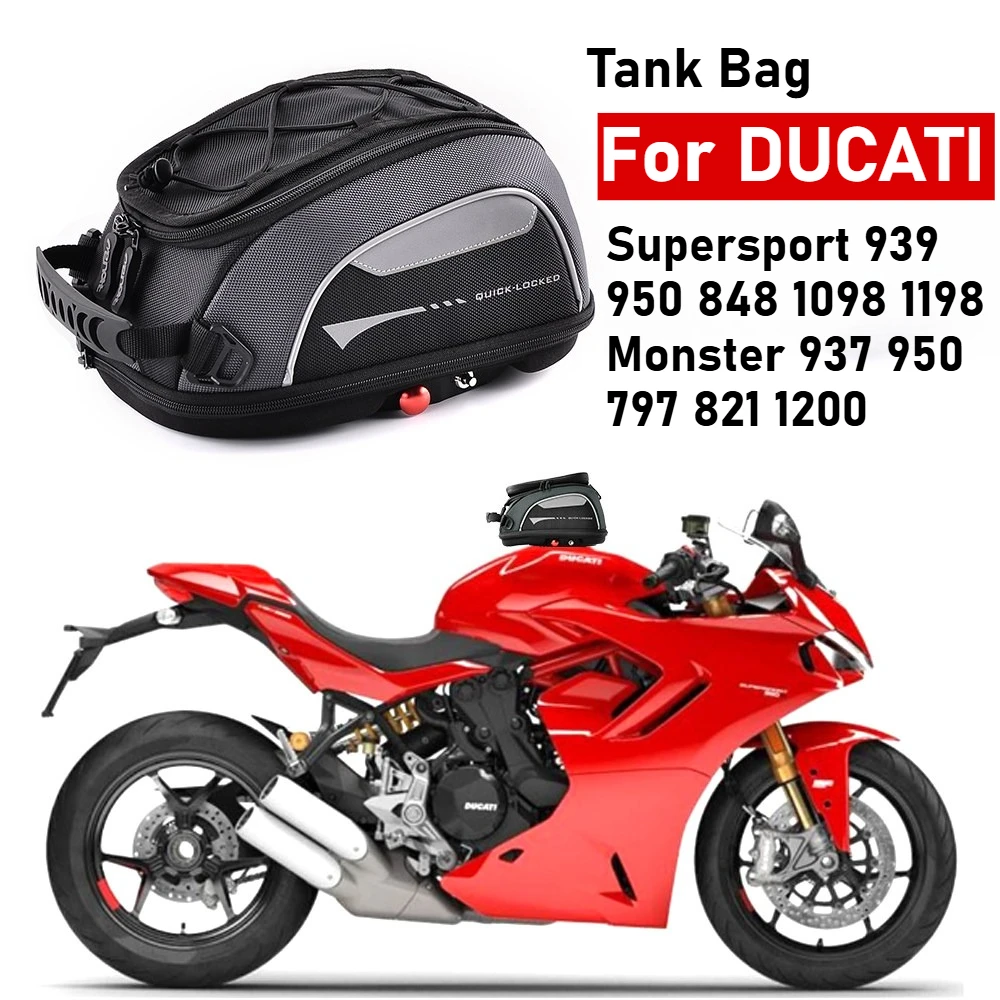 For DUCATI Supersport 939 950 848 1098 1198 Monster 937 797 821 1200 Motorcycle Waterproof Backpack Luggage Top Case Tank Bag
For DUCATI Supersport 939 950 848 1098 1198 Monster 937 797 821 1200 Motorcycle Waterproof Backpack Luggage Top Case Tank Bag