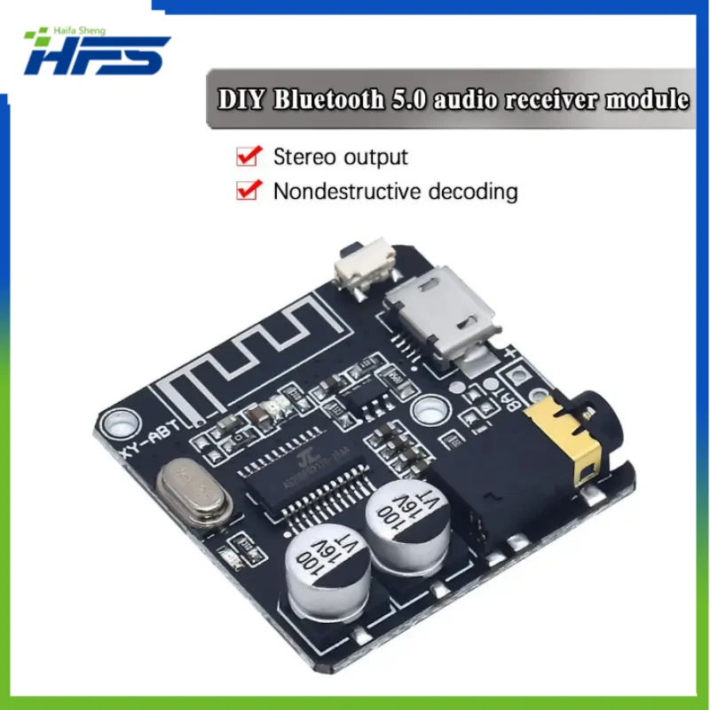 DIY Bluetooth 5.0 Audio Receiver Module MP3 Bluetooth Decoder Board Car Speaker Audio Amplifier Board ABT
DIY Bluetooth 5.0 Audio Receiver Module MP3 Bluetooth Decoder Board Car Speaker Audio Amplifier Board ABT