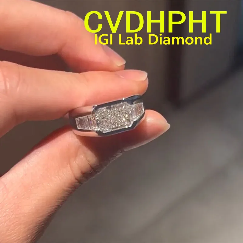 Radiant 1 2 3 Ct D VS1 Solid 14K White Gold Man Ring IGI Lab Grow Diamond Ring Diamond wedding ring Engagement Ring
Radiant 1 2 3 Ct D VS1 Solid 14K White Gold Man Ring IGI Lab Grow Diamond Ring Diamond wedding ring Engagement Ring 
