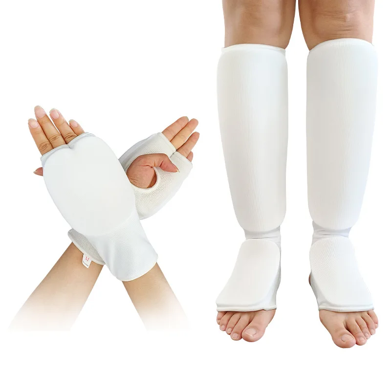 Karate Protective Gear Leg Guards Taekwondo Shin Guard Foot Guard Kyokushin Cotton Gloves Wrist Guard Hand Guard Shin Guard Set
Karate Protective Gear Leg Guards Taekwondo Shin Guard Foot Guard Kyokushin Cotton Gloves Wrist Guard Hand Guard Shin Guard Set