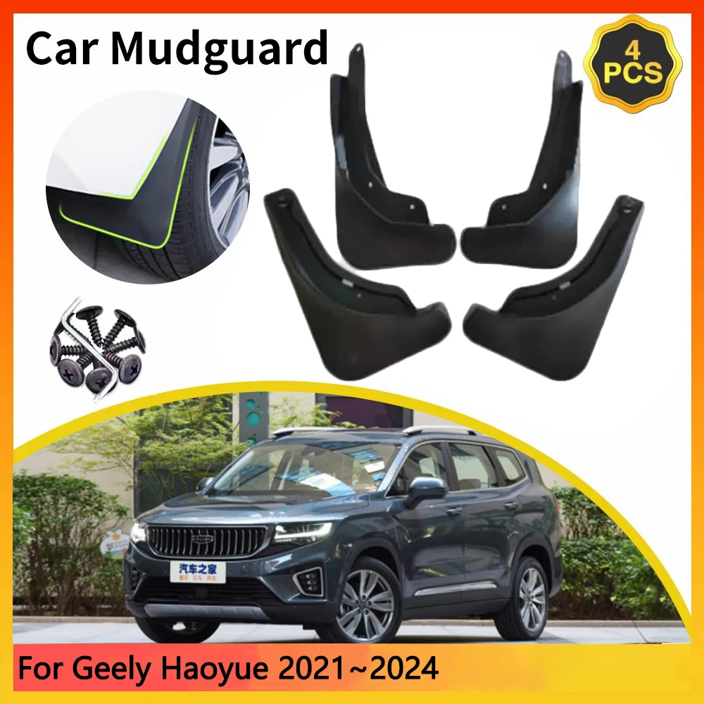 For Geely Haoyue Okavango Proton X90 2021~2024 2022 Car Mudguards Mudflap Mudguard Splash Guards Mud Flaps Fender Accessories
For Geely Haoyue Okavango Proton X90 2021~2024 2022 Car Mudguards Mudflap Mudguard Splash Guards Mud Flaps Fender Accessories