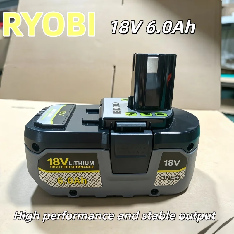 Upgraded RYOBI ONE+ 18V 4.0/6.0/8.0Ah Lithium Battery, High Capacity for Long Runtime with All ONE+ Cordless Power Tools
Upgraded RYOBI ONE+ 18V 4.0/6.0/8.0Ah Lithium Battery, High Capacity for Long Runtime with All ONE+ Cordless Power Tools