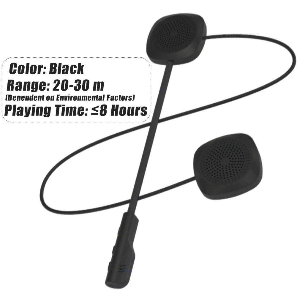 Black Motorcycle Helmet Bluetooth Headset Elevated-performance Anti-interference Microphone Accessories
Black Motorcycle Helmet Bluetooth Headset Elevated-performance Anti-interference Microphone Accessories