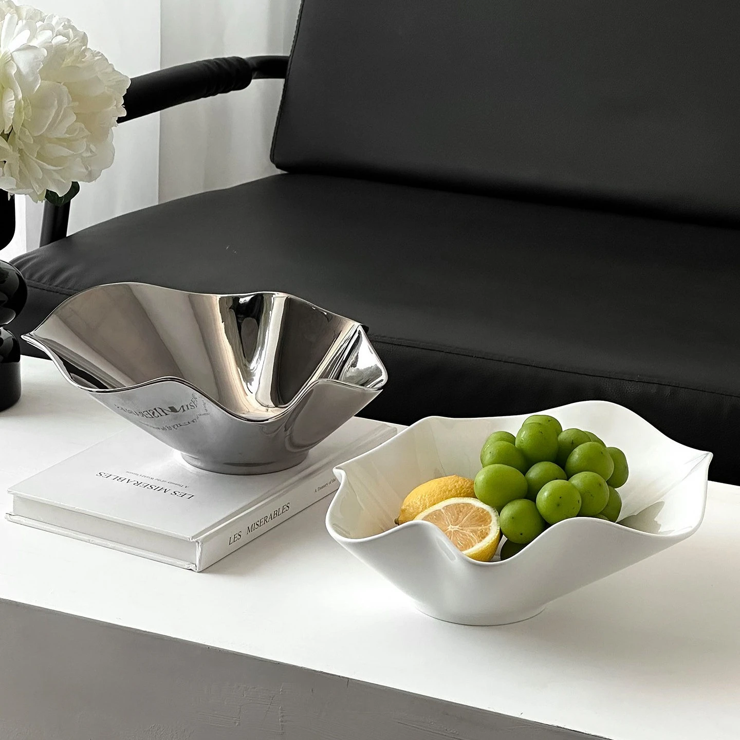 Ceramic Fruit Plate Irregular Folds Wave Tray Desktop Storage Container Snack Bowl Decorative Kitchen Organizer
Ceramic Fruit Plate Irregular Folds Wave Tray Desktop Storage Container Snack Bowl Decorative Kitchen Organizer