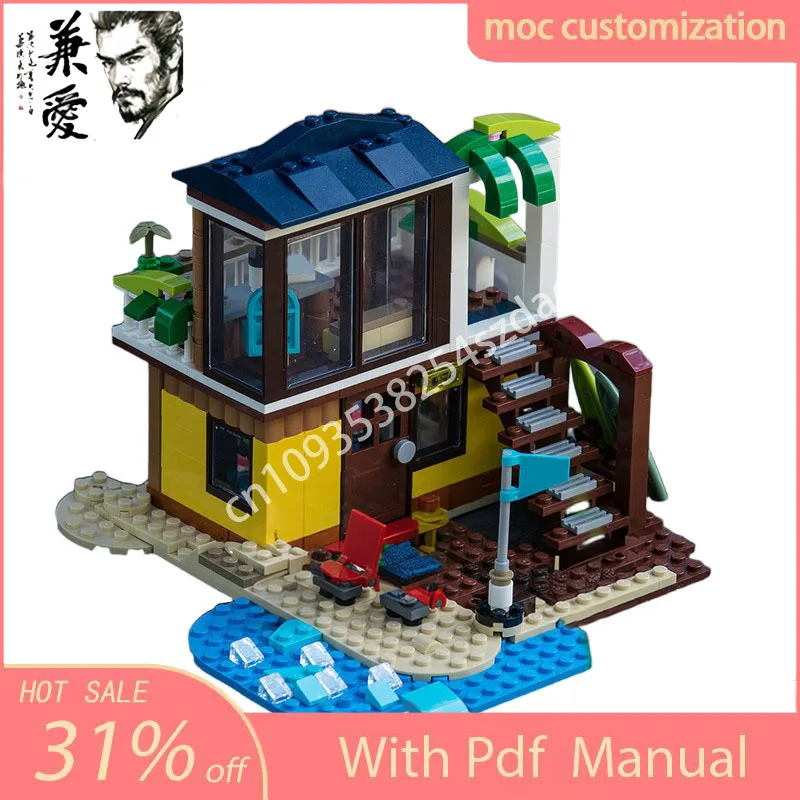 367PCS MOC Creative Street View Comic Vacation Paradise Modular Model Architecture Building Block Diy Assembly kids Toys Gifts
367PCS MOC Creative Street View Comic Vacation Paradise Modular Model Architecture Building Block Diy Assembly kids Toys Gifts