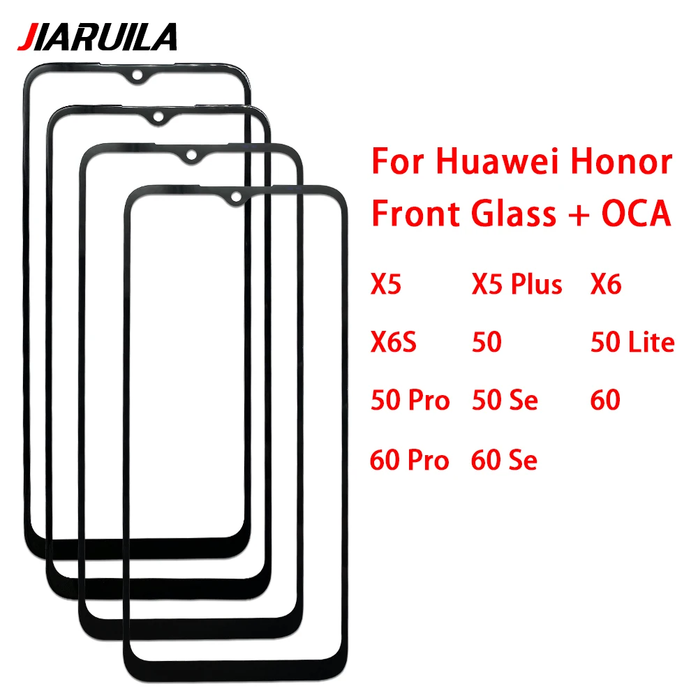 Новое переднее стекло с сенсорным экраном OCA, запасные части для Huawei Honor 60 50 Lite Pro Se X5 Plus X6S
Новое переднее стекло с сенсорным экраном OCA, запасные части для Huawei Honor 60 50 Lite Pro Se X5 Plus X6S
