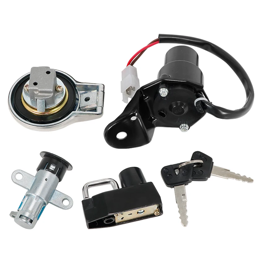 Motorcycle Ignition Key Switch Fuel Gas Cap Seat Lock Kit For Yamaha XV400 Virago 1991-1994 OEM:3JB-82510-00 4X7-24602-00
Motorcycle Ignition Key Switch Fuel Gas Cap Seat Lock Kit For Yamaha XV400 Virago 1991-1994 OEM:3JB-82510-00 4X7-24602-00