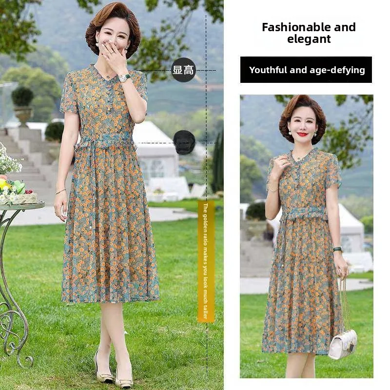 Летнее платье для женщин среднего возраста, новое, из тонкой шелковой смеси, повседневное, с длинным рукавом, миди, для дам старше 40-50 лет
Летнее платье для женщин среднего возраста, новое, из тонкой шелковой смеси, повседневное, с длинным рукавом, миди, для дам старше 40-50 лет