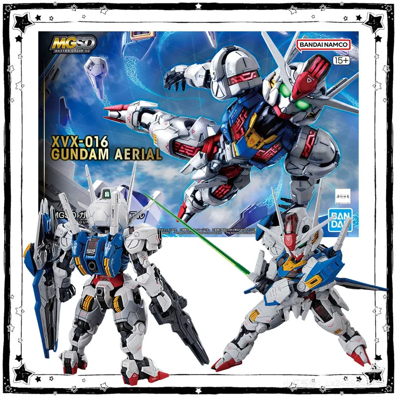 In Stock Bandai Gundam Model Kit Anime Figure MGSD XVX-016 Gundam Aerial Anime Action Figure Collection Assembly Model Toys Gift
In Stock Bandai Gundam Model Kit Anime Figure MGSD XVX-016 Gundam Aerial Anime Action Figure Collection Assembly Model Toys Gift