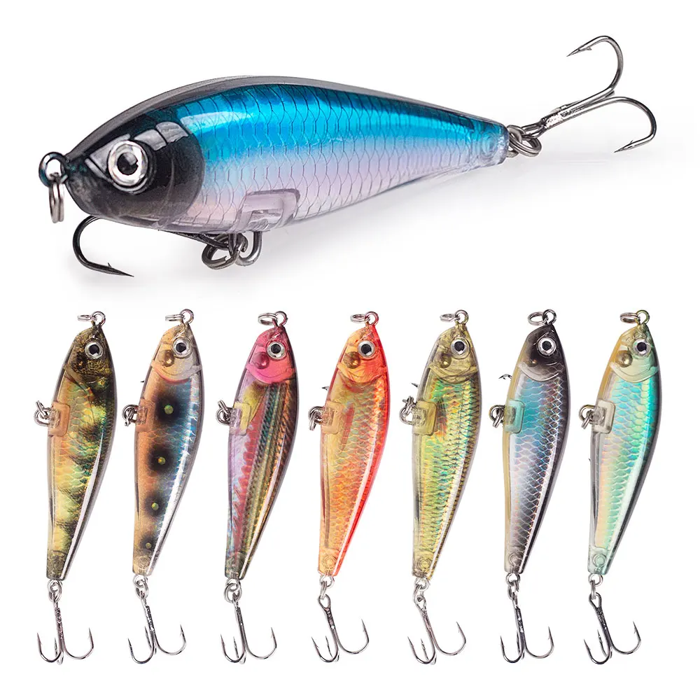 Hanlin 7cm/8g Minnow Fishing Lure Pencil Bait Lifelike Swimbaits Floating Crankbait Artificial Hard Plastic For Pike Bass Tackle
Hanlin 7cm/8g Minnow Fishing Lure Pencil Bait Lifelike Swimbaits Floating Crankbait Artificial Hard Plastic For Pike Bass Tackle