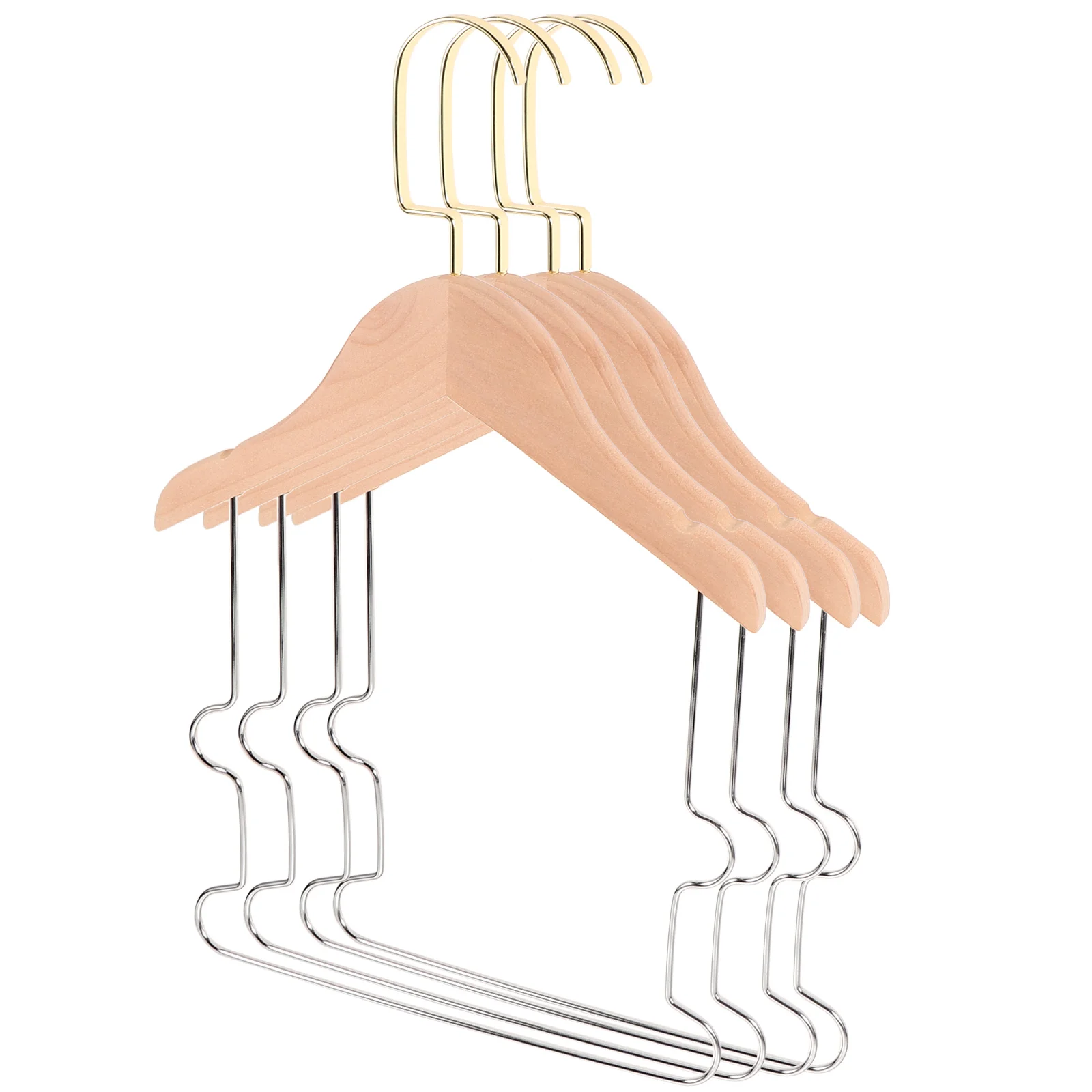 4pcs Wooden Clothes Hangers Set Mini Infant Coat Hangers Natural Wood No Paint Metal Free Closet Storage Organizer
4pcs Wooden Clothes Hangers Set Mini Infant Coat Hangers Natural Wood No Paint Metal Free Closet Storage Organizer