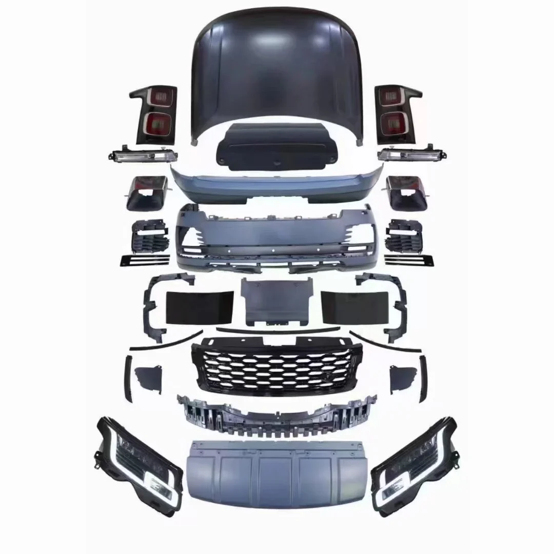 Комплект кузова автомобиля для Range Rover Vogue 2013- 2017 обновление до 2018 2020-2022 Oem старый до новой модели включает передний и задний бампер, лампы
Комплект кузова автомобиля для Range Rover Vogue 2013- 2017 обновление до 2018 2020-2022 Oem старый до новой модели включает передний и задний бампер, лампы