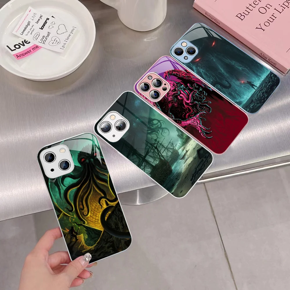 Cthulhu Mythos Phone Case Tempered Glass For iphone 14 13 12 11 Pro Mini XS MAX 14Plus X XS XR Fundas
Cthulhu Mythos Phone Case Tempered Glass For iphone 14 13 12 11 Pro Mini XS MAX 14Plus X XS XR Fundas