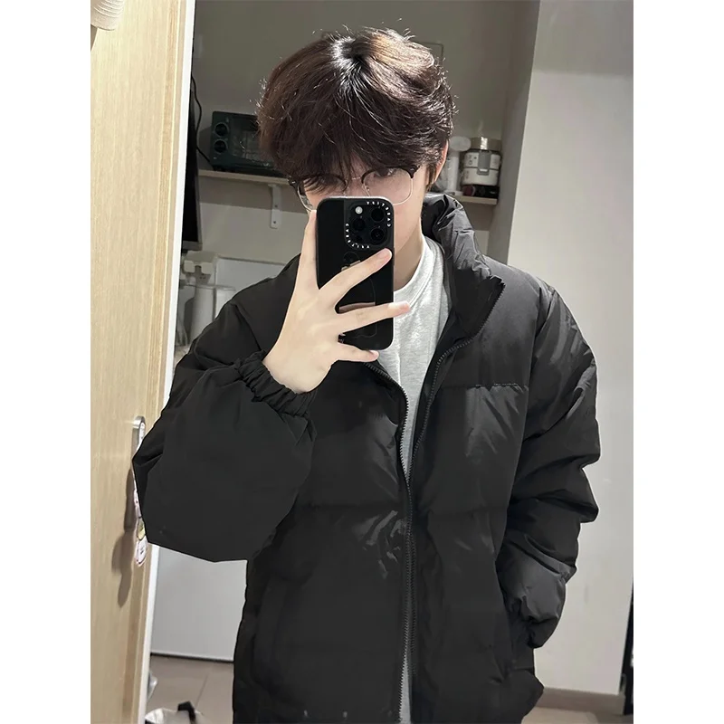 Black Lightweight Stand Collar down Cotton Jacket Men's Winter Thick Warm Short Style Cotton Coat Outerwear Youth Fashion
Black Lightweight Stand Collar down Cotton Jacket Men's Winter Thick Warm Short Style Cotton Coat Outerwear Youth Fashion