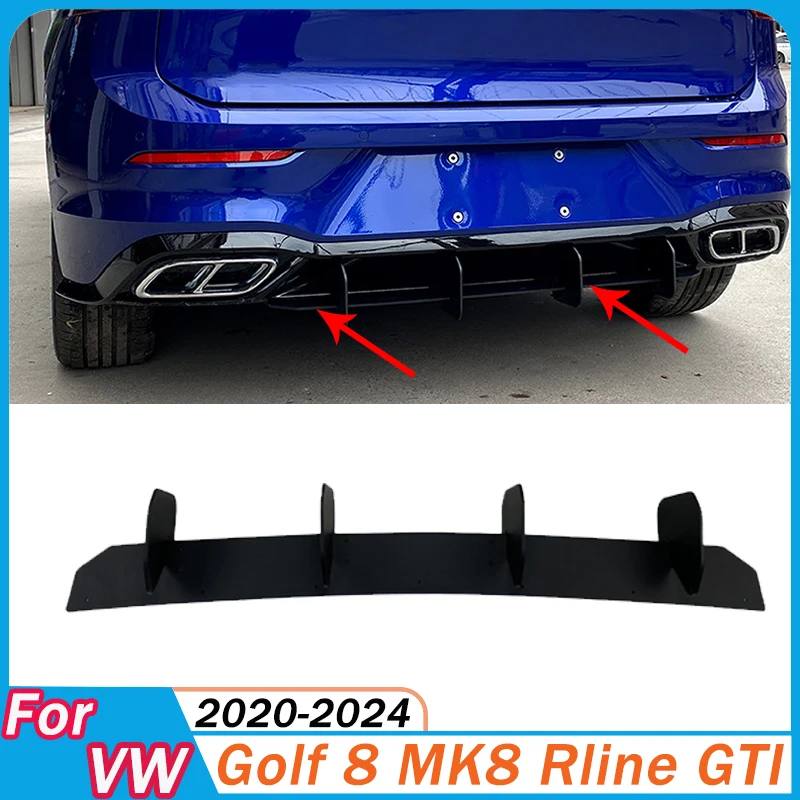Car Rear Bumper Lip For VW Golf 8 MK8 Rline GTI 2020-2024 Splitter Spoiler Diffuser Side Protector BodyKit Modification Exterior
Car Rear Bumper Lip For VW Golf 8 MK8 Rline GTI 2020-2024 Splitter Spoiler Diffuser Side Protector BodyKit Modification Exterior