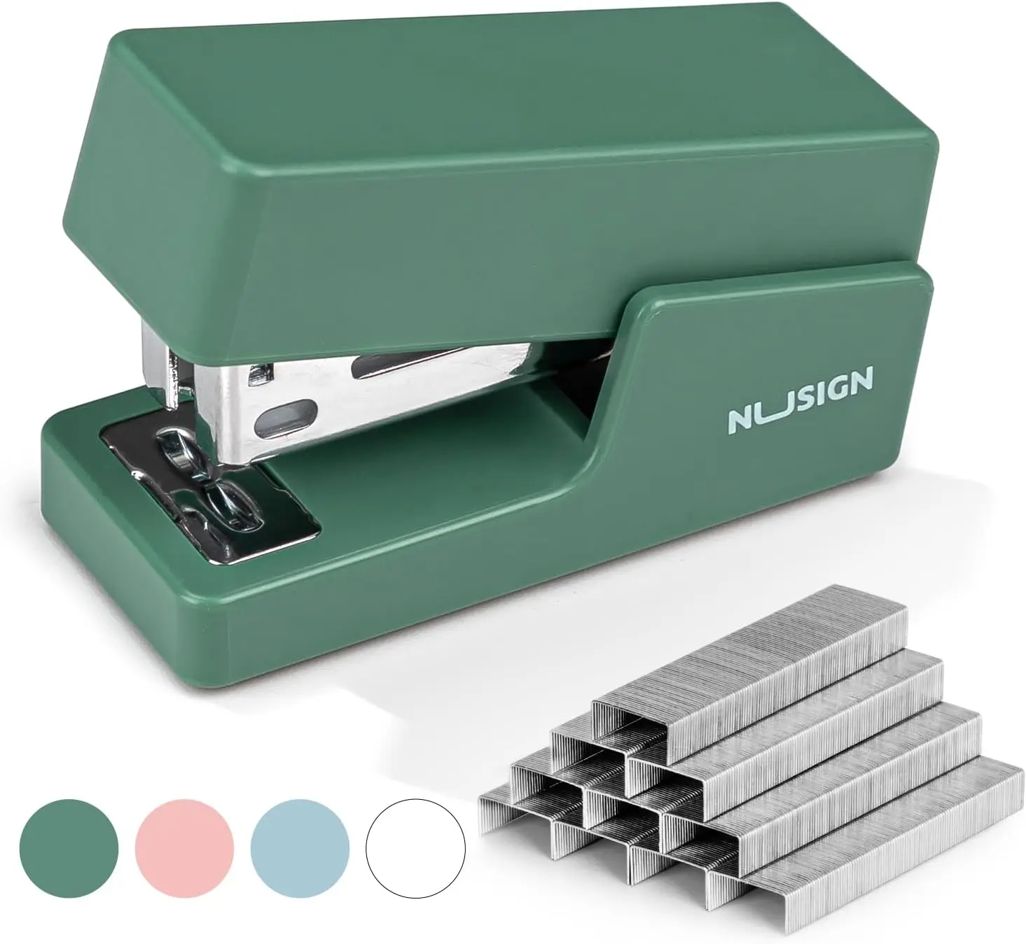 Mini Stapler with 830 Staples, 25 Sheet Capacity, Compact Desk Stapler for Office School Home, Green
Mini Stapler with 830 Staples, 25 Sheet Capacity, Compact Desk Stapler for Office School Home, Green
