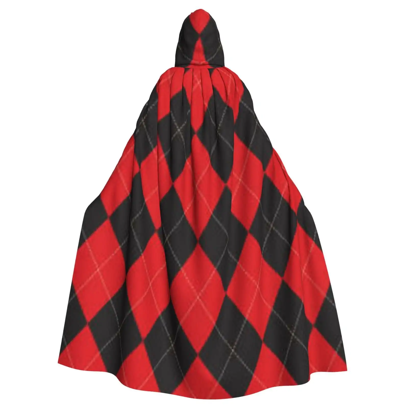 Unisex Hooded Cloak Adult Lightweight Overcoat Classic Argill Print Cloak For Halloween Cosplay Costumes
Unisex Hooded Cloak Adult Lightweight Overcoat Classic Argill Print Cloak For Halloween Cosplay Costumes