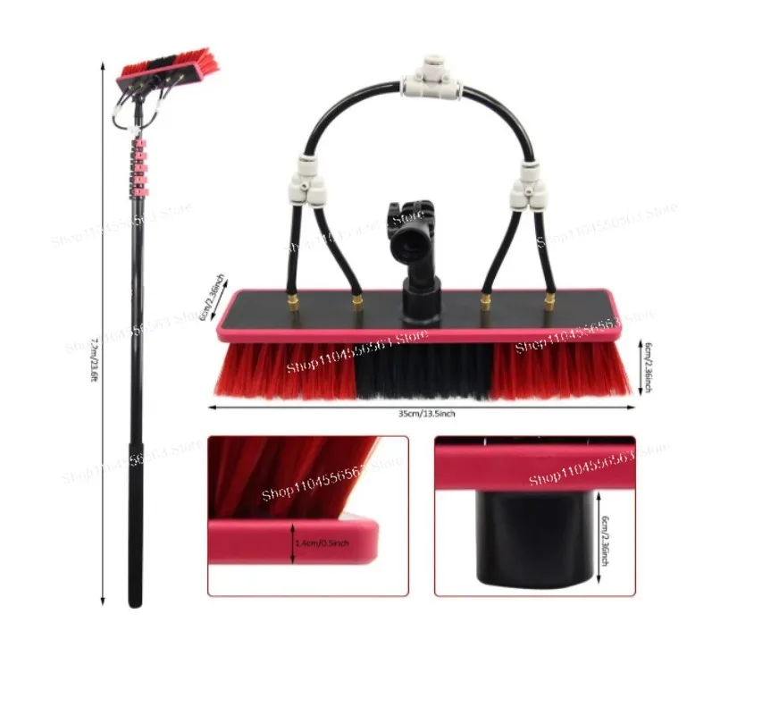 Solar Panel Cleaning Kit 30FT Water Fed Pole 12/18/24/30ft Extension Brush with Hose for Photovoltaic Window Glass Boat Wall
Solar Panel Cleaning Kit 30FT Water Fed Pole 12/18/24/30ft Extension Brush with Hose for Photovoltaic Window Glass Boat Wall