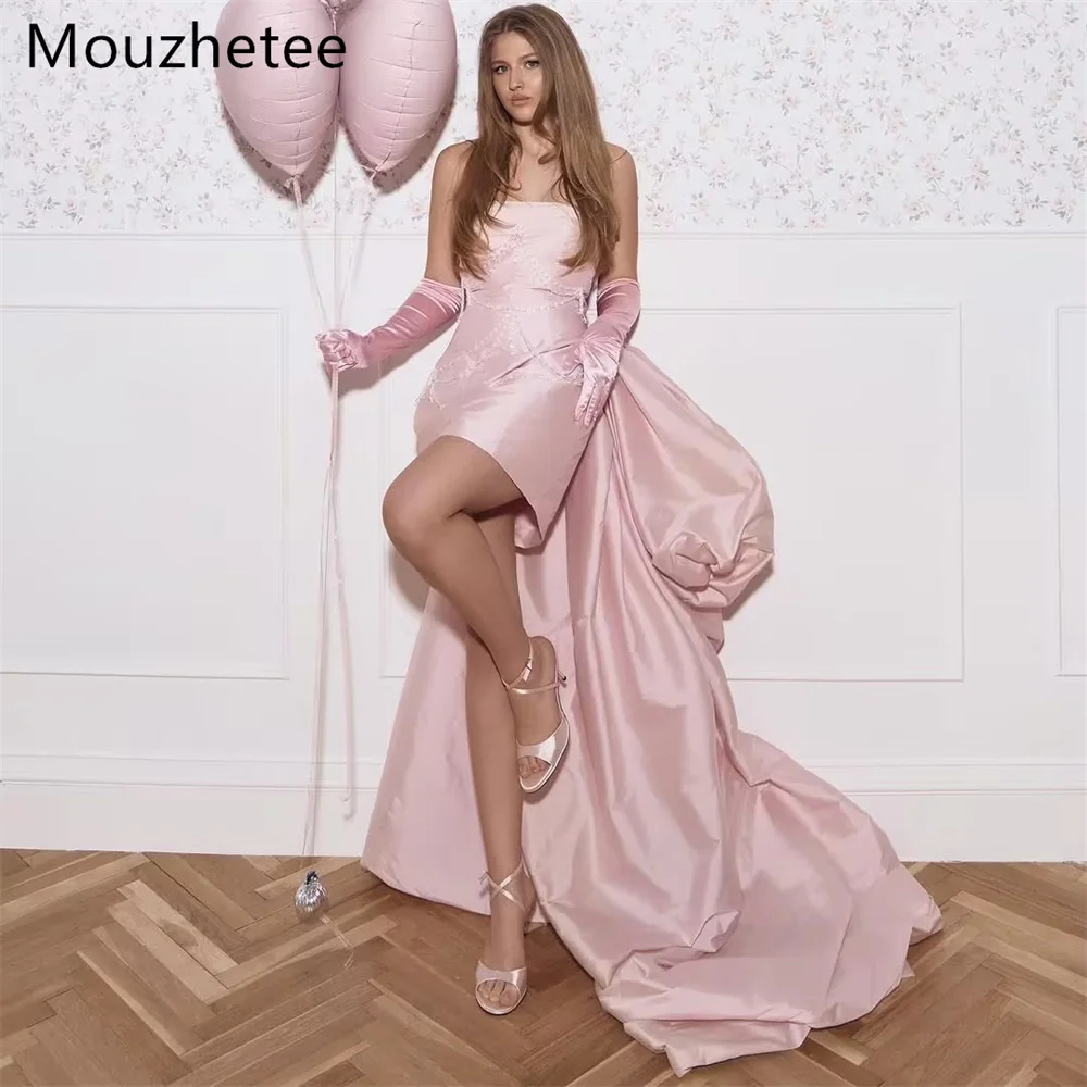 Mouzhetee Elegant Strapless Evening Dresses A-Line Formal Party Gowns for Women Sleeveless Simple Prom Gown Customized 2026
Mouzhetee Elegant Strapless Evening Dresses A-Line Formal Party Gowns for Women Sleeveless Simple Prom Gown Customized 2026