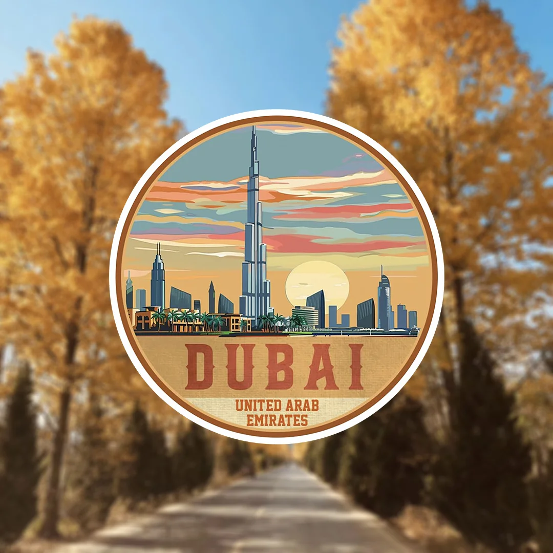 1pc Dubai UAE Souvenir Vinyl Car Sticker - Self-Adhesive, Travel Decal for Luggage & Vehicle Accessories, Matte Finish Cartoon
1pc Dubai UAE Souvenir Vinyl Car Sticker - Self-Adhesive, Travel Decal for Luggage & Vehicle Accessories, Matte Finish Cartoon