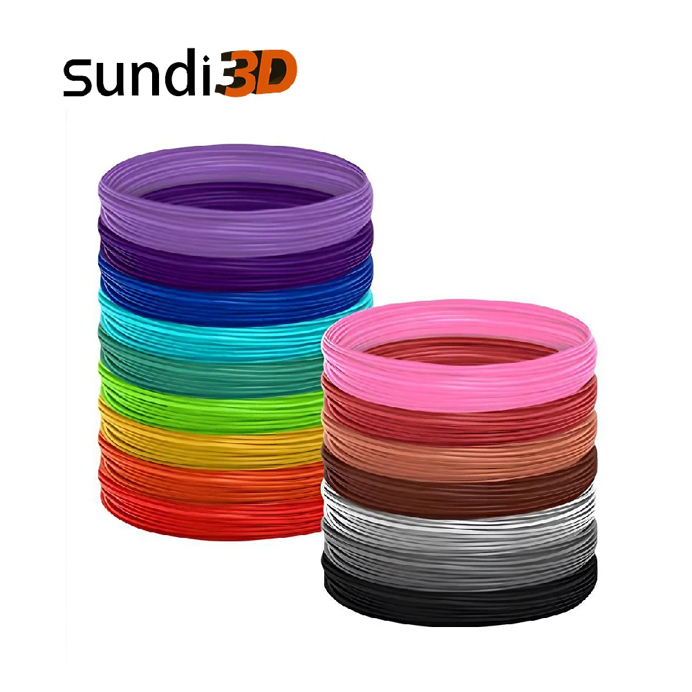 SUNDI®PCL 1.75mm 3D Printer Filament Refill, 30 Vibrant Colors 5M Each Roll, Uniform Diameter, Neatly Winding No Knot No Cloggin
SUNDI®PCL 1.75mm 3D Printer Filament Refill, 30 Vibrant Colors 5M Each Roll, Uniform Diameter, Neatly Winding No Knot No Cloggin