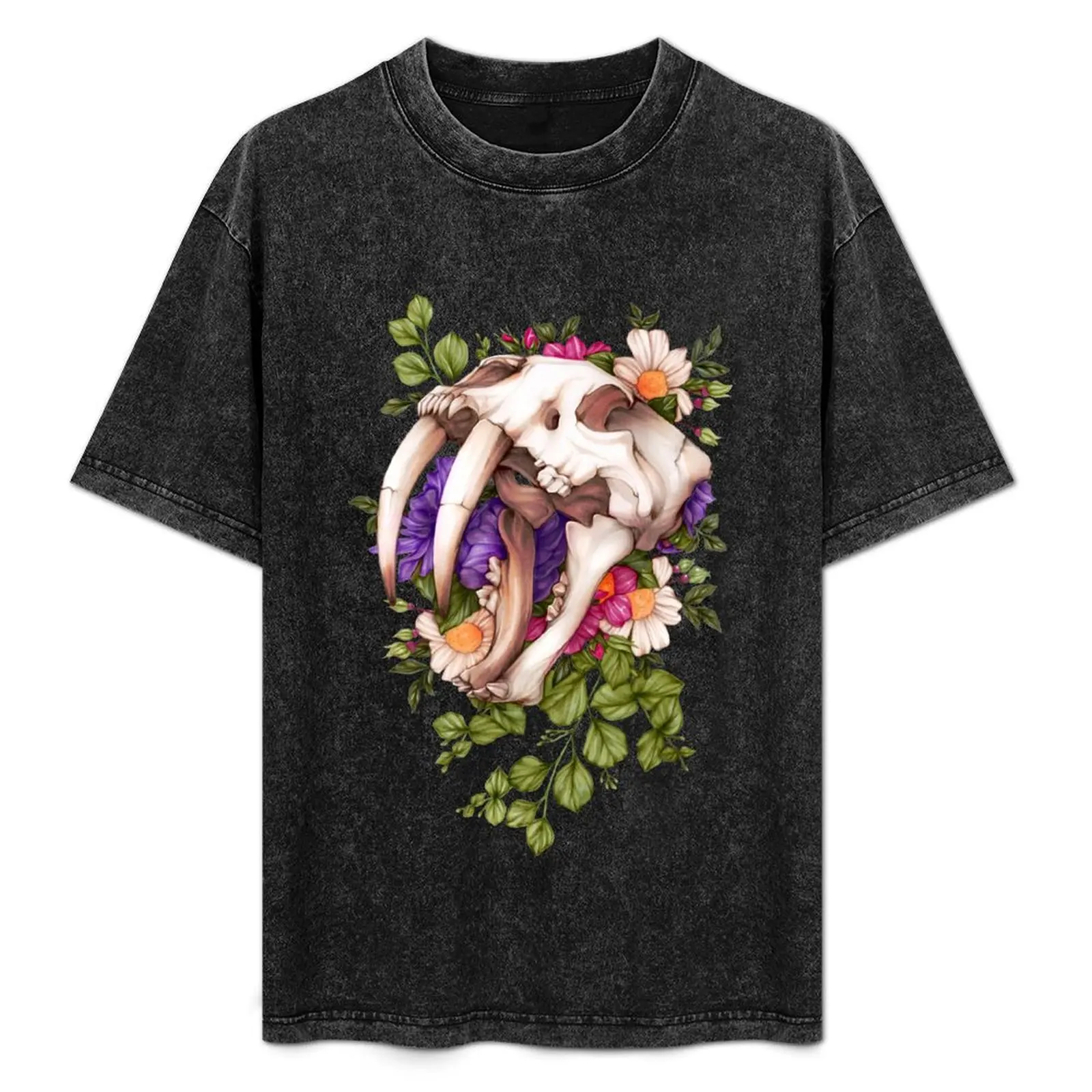 Sabertooth Skull T-Shirt Fashion Pattern Printed Tee Shirt
Sabertooth Skull T-Shirt Fashion Pattern Printed Tee Shirt