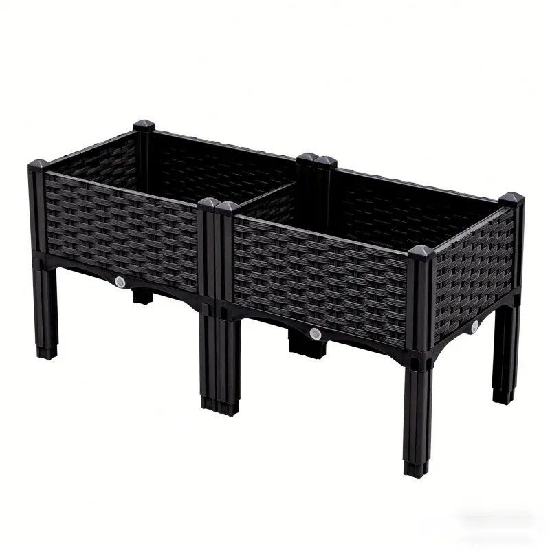 Large Plastic Raised Garden Bed Planter Box for Vegetables Flowers And Herbs - Outdoor Indoor Patio Balcony Gardening
Large Plastic Raised Garden Bed Planter Box for Vegetables Flowers And Herbs - Outdoor Indoor Patio Balcony Gardening