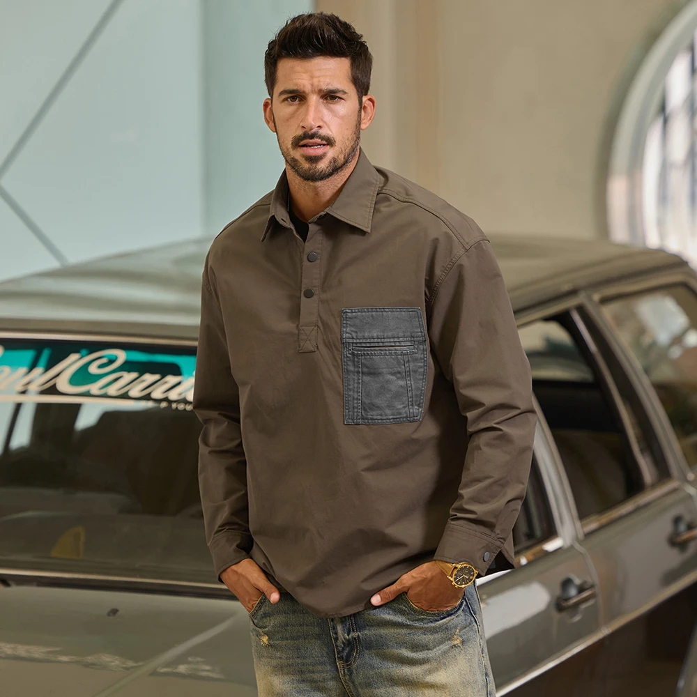 Men Streetwear Plus Size Long Sleeve Fashion Loose Casual Pullover Cargo Shirt Cityboy Oversize Blouses Business Shirts Tops
Men Streetwear Plus Size Long Sleeve Fashion Loose Casual Pullover Cargo Shirt Cityboy Oversize Blouses Business Shirts Tops