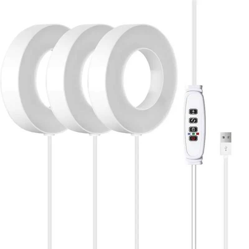 Full Spectrum LED Grow Light Auto On/Off Timer Ceiling Under Cabinet Halo Plant Growing Lamp Yellow And White Light-AT64
Full Spectrum LED Grow Light Auto On/Off Timer Ceiling Under Cabinet Halo Plant Growing Lamp Yellow And White Light-AT64