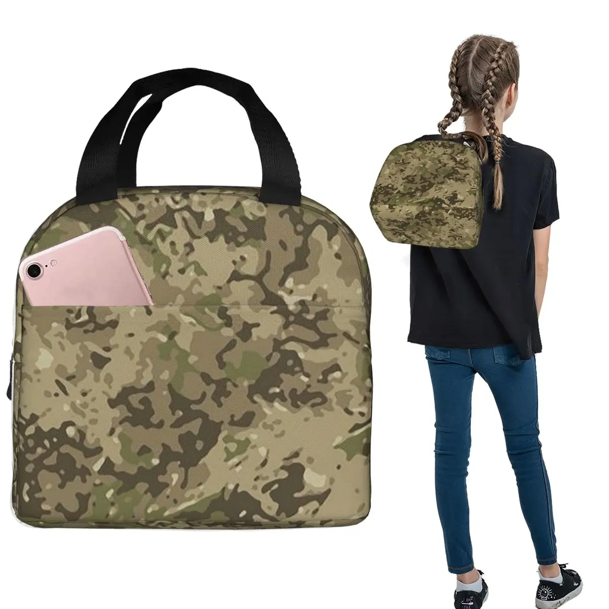 Термосумка для обедов Multicam Military Trout Camo для женщин и детей, портативная термосумка для еды, термосумка-тоут
Термосумка для обедов Multicam Military Trout Camo для женщин и детей, портативная термосумка для еды, термосумка-тоут
