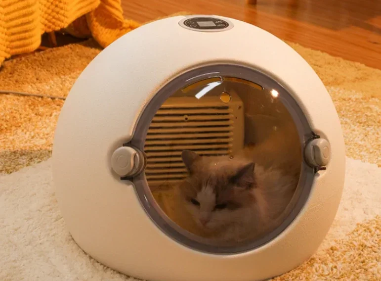 Compact fully automatic pet dryer white energy-saving cat and dog home bath pet care equipment
Compact fully automatic pet dryer white energy-saving cat and dog home bath pet care equipment