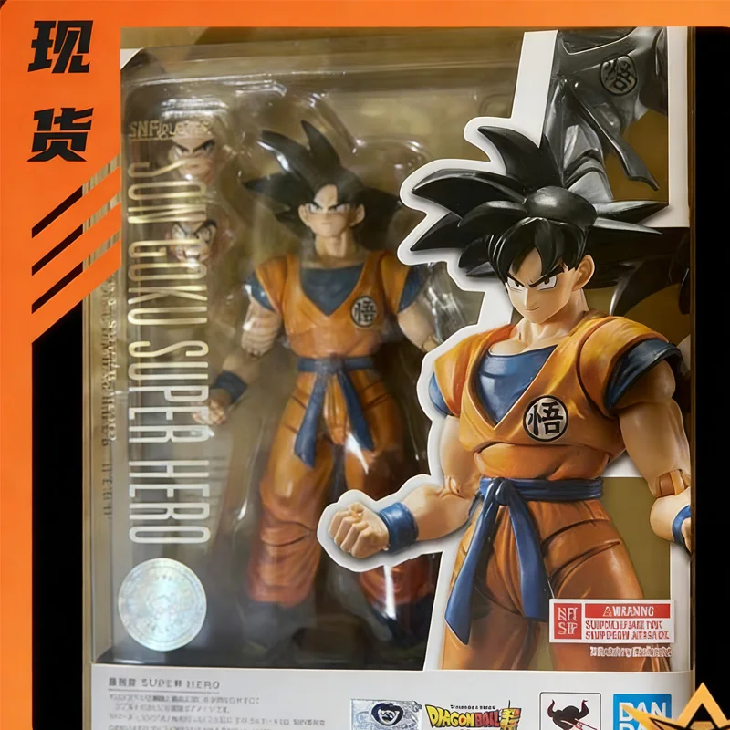 Коллекционная полностью подвижная фигурка Bandai SHF Сон Гоку из Dragon Ball Super Super Hero (киноверсия) для фанатов аниме
Коллекционная полностью подвижная фигурка Bandai SHF Сон Гоку из Dragon Ball Super Super Hero (киноверсия) для фанатов аниме