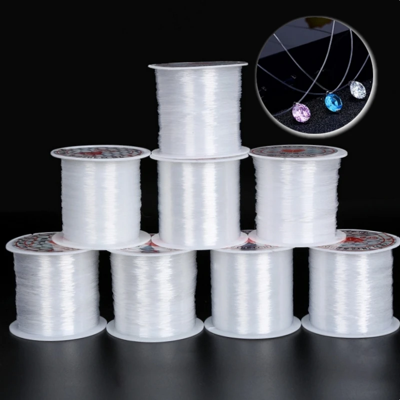 0.2-1mm Non-Elastic Fishing Line Transparent Nylon String Beading Cord Thread For Ornament Making Supplies DIY Craft Accessories
0.2-1mm Non-Elastic Fishing Line Transparent Nylon String Beading Cord Thread For Ornament Making Supplies DIY Craft Accessories