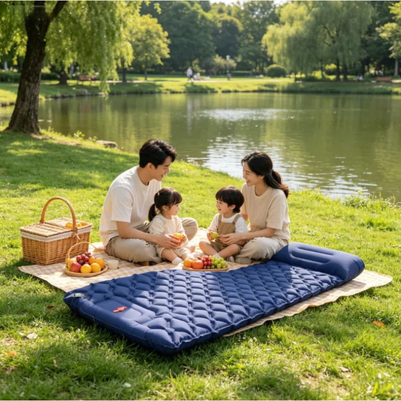 Built-in Pump Ultralight Inflatable Camping Mattress, with Pillows Air Sleeping Pad for Hiking Outdoor
Built-in Pump Ultralight Inflatable Camping Mattress, with Pillows Air Sleeping Pad for Hiking Outdoor