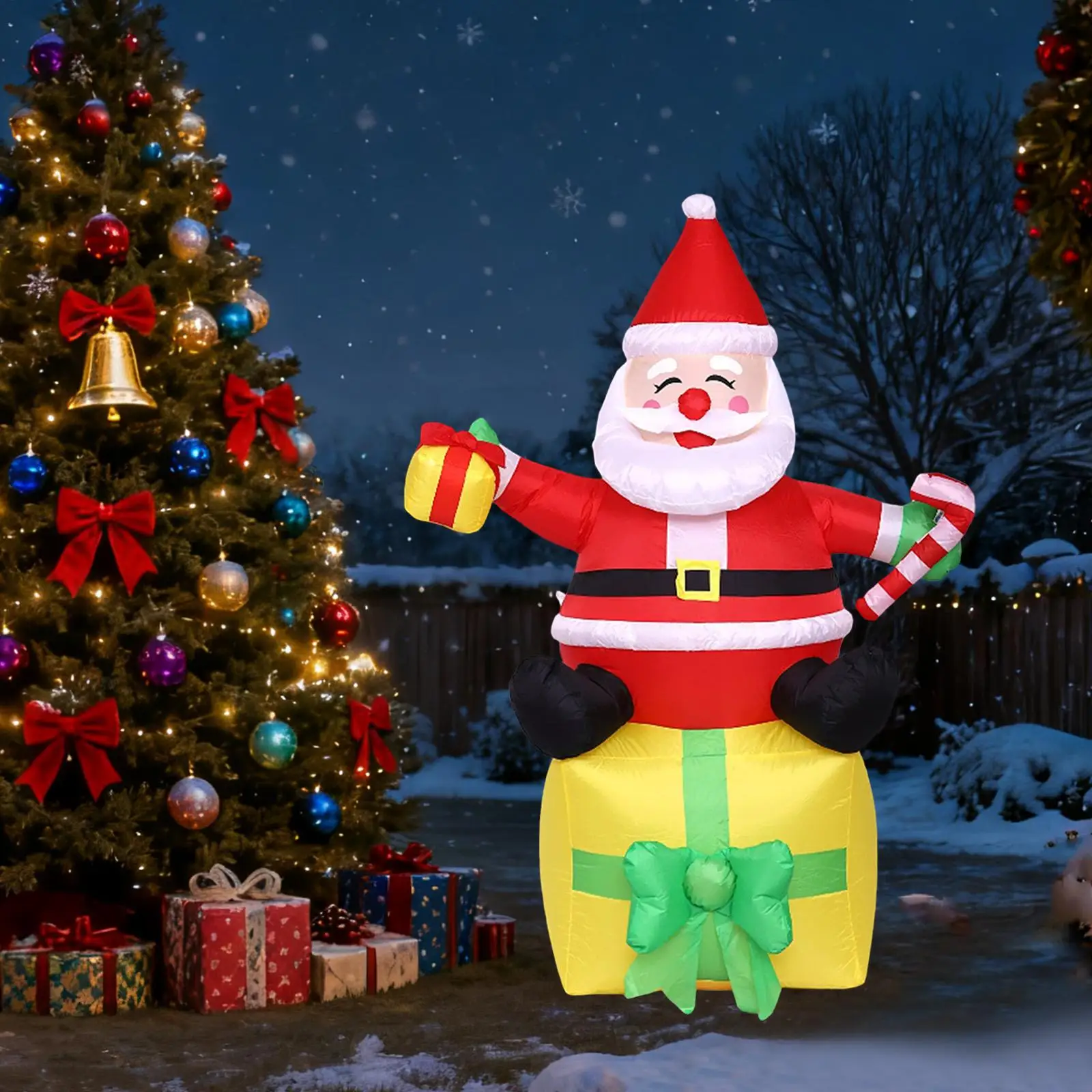 Christmas Inflatables Santa Claus Yard Ornament Light Up Holiday Decor for Outdoor Garden Porch Kids Birthday Gift
Christmas Inflatables Santa Claus Yard Ornament Light Up Holiday Decor for Outdoor Garden Porch Kids Birthday Gift