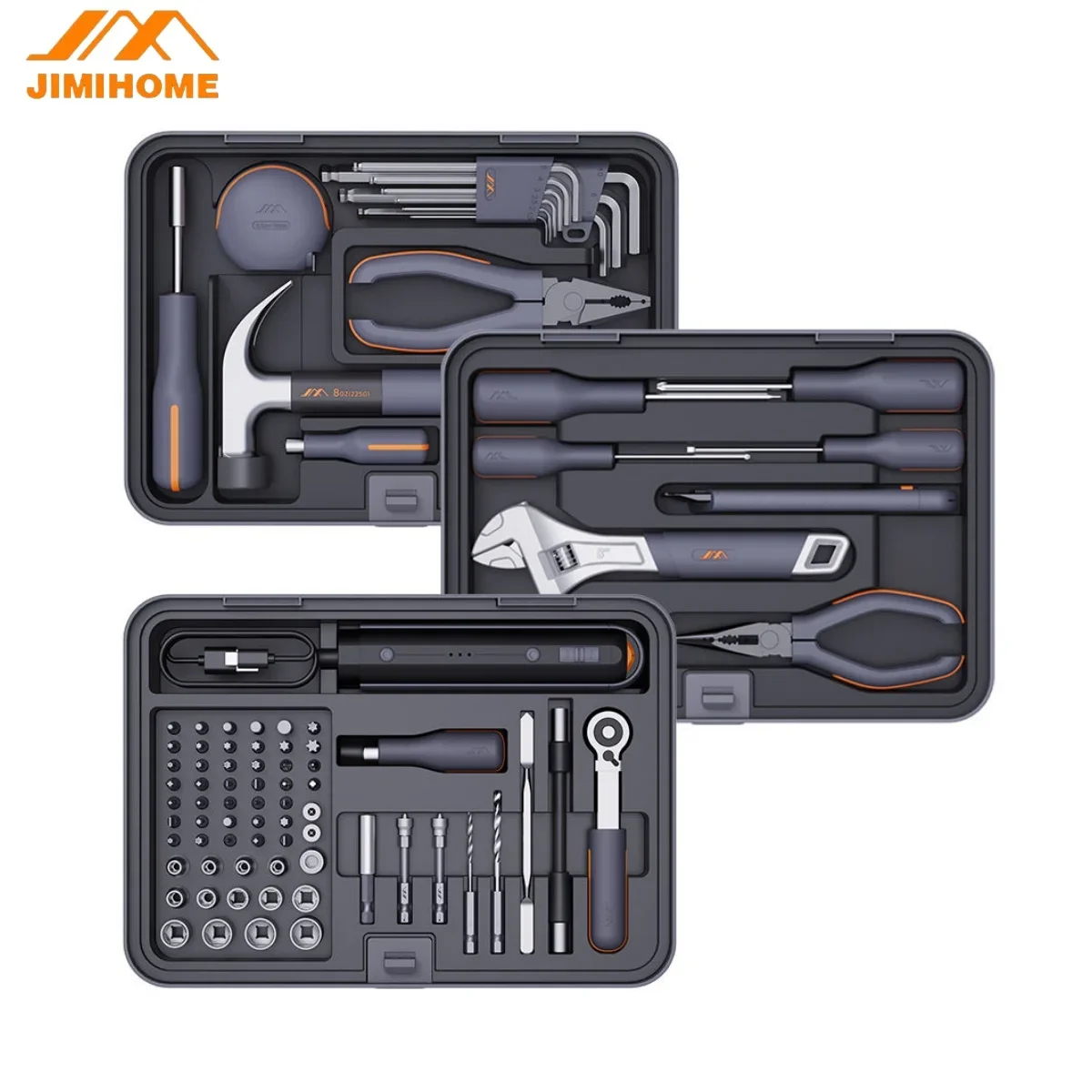 JIMIHOME Multifunctional Tool Portable Tools Kit Set Maintenance Basic Combo Kit Hand Tool Set X3-ABI
JIMIHOME Multifunctional Tool Portable Tools Kit Set Maintenance Basic Combo Kit Hand Tool Set X3-ABI
