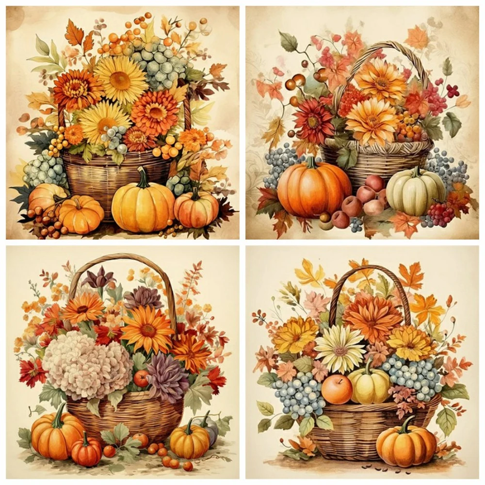 1PC frameless Full Square Round Diamond Painting Kit Pumpkin Daisy 5D Diy Embroidery Mosaic Flower Landscape Home Decor
1PC frameless Full Square Round Diamond Painting Kit Pumpkin Daisy 5D Diy Embroidery Mosaic Flower Landscape Home Decor