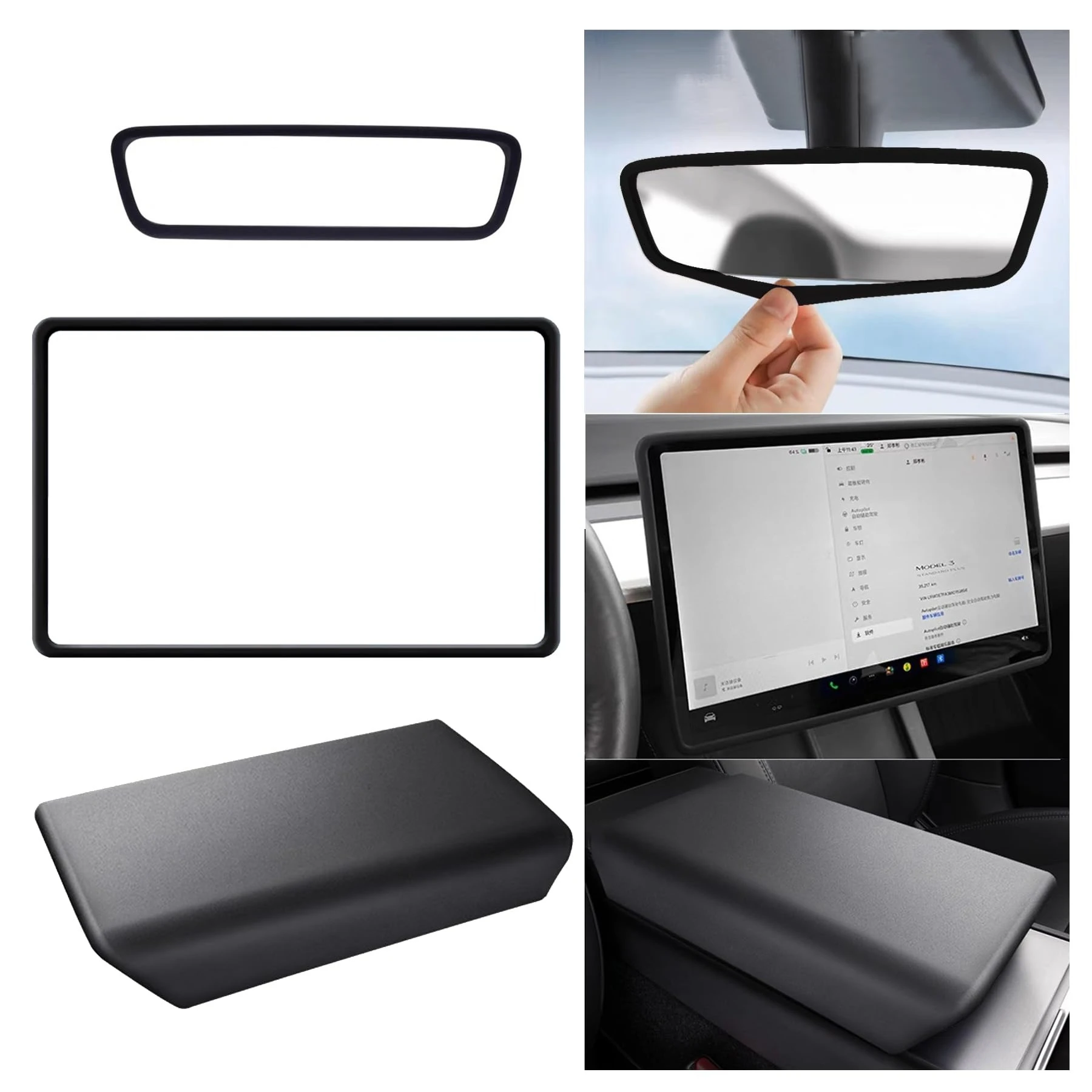 Center Console & Armrest Cover & Screen & Mirror Protector for Tesla Model 3 Highland Model Y Juniper Car Interior Accessories
Center Console & Armrest Cover & Screen & Mirror Protector for Tesla Model 3 Highland Model Y Juniper Car Interior Accessories